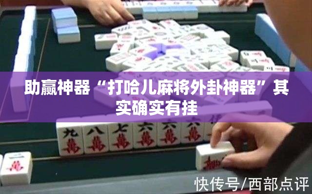 助赢神器“打哈儿麻将外卦神器	”其实确实有挂