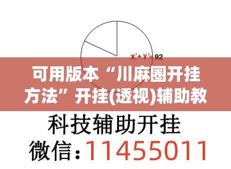 可用版本“川麻圈开挂方法”开挂(透视)辅助教程