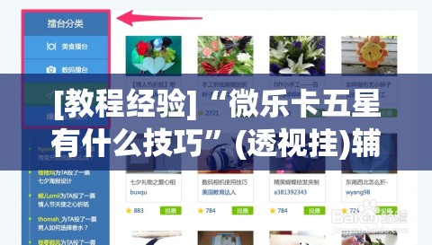 [教程经验]“微乐卡五星有什么技巧”(透视挂)辅助透视教程