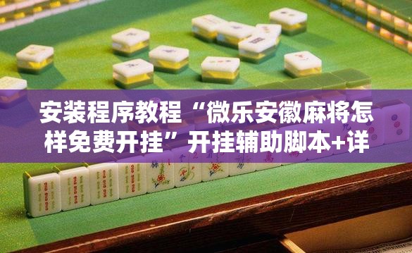 安装程序教程“微乐安徽麻将怎样免费开挂”开挂辅助脚本+详细开挂安装教程