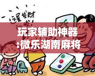 玩家辅助神器:微乐湖南麻将小程序必赢神器免费”开挂辅助脚本+详细开挂安装教程