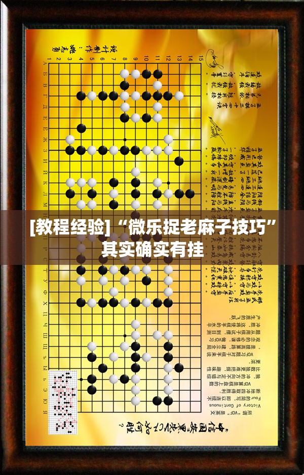 [教程经验]“微乐捉老麻子技巧”其实确实有挂