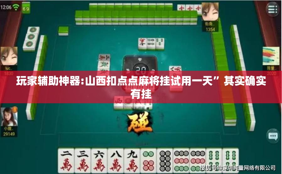 玩家辅助神器:山西扣点点麻将挂试用一天	”其实确实有挂