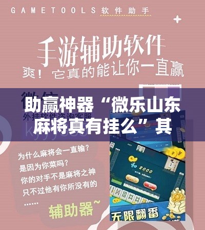 助赢神器“微乐山东麻将真有挂么”其实确实有挂