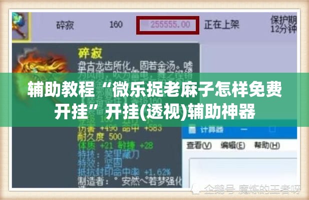 辅助教程“微乐捉老麻子怎样免费开挂”开挂(透视)辅助神器