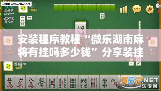 安装程序教程“微乐湖南麻将有挂吗多少钱	”分享装挂详细步骤