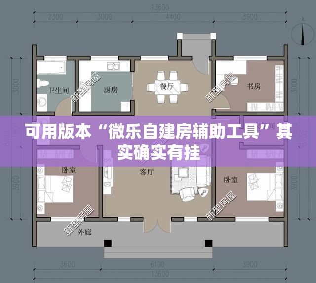 可用版本“微乐自建房辅助工具”其实确实有挂