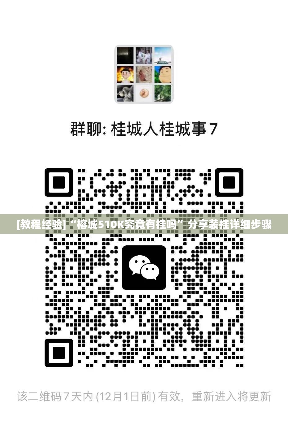 [教程经验]“榕城510K究竟有挂吗”分享装挂详细步骤