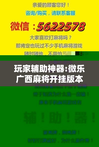 玩家辅助神器:微乐广西麻将开挂版本软件”开挂辅助脚本+详细开挂安装教程
