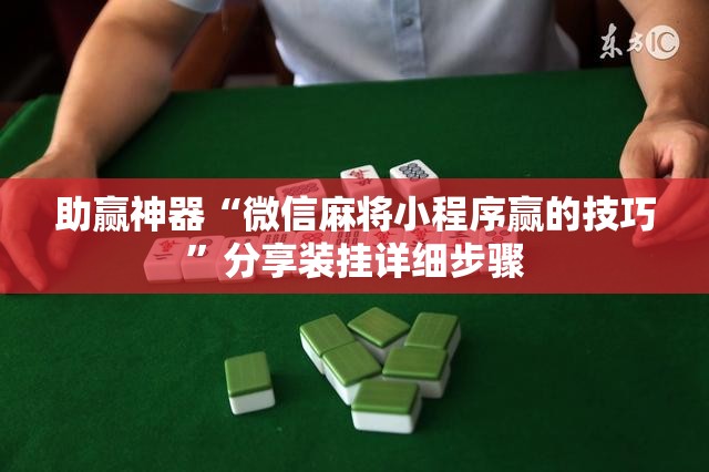 助赢神器“微信麻将小程序赢的技巧”分享装挂详细步骤