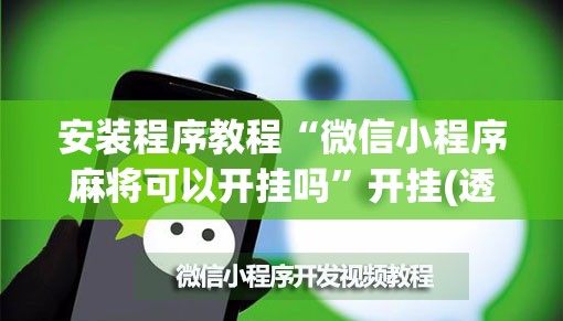 安装程序教程“微信小程序麻将可以开挂吗”开挂(透视)辅助神器