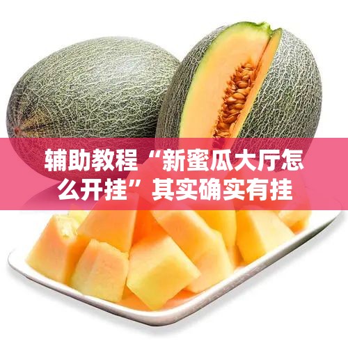 辅助教程“新蜜瓜大厅怎么开挂	”其实确实有挂