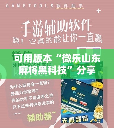 可用版本“微乐山东麻将黑科技	”分享装挂详细步骤