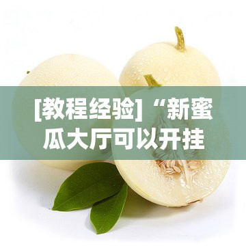 [教程经验]“新蜜瓜大厅可以开挂吗	”其实确实有挂