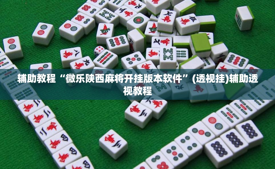辅助教程“微乐陕西麻将开挂版本软件”(透视挂)辅助透视教程