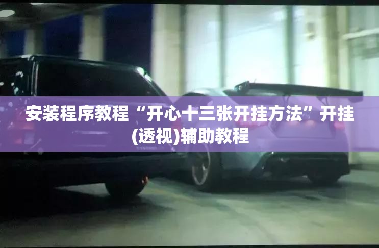 安装程序教程“开心十三张开挂方法”开挂(透视)辅助教程