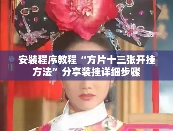 安装程序教程“方片十三张开挂方法”分享装挂详细步骤