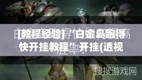 [教程经验]“白金岛跑得快开挂教程”开挂(透视)辅助教程