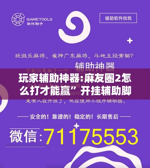 玩家辅助神器:麻友圈2怎么打才能赢	”开挂辅助脚本+详细开挂安装教程