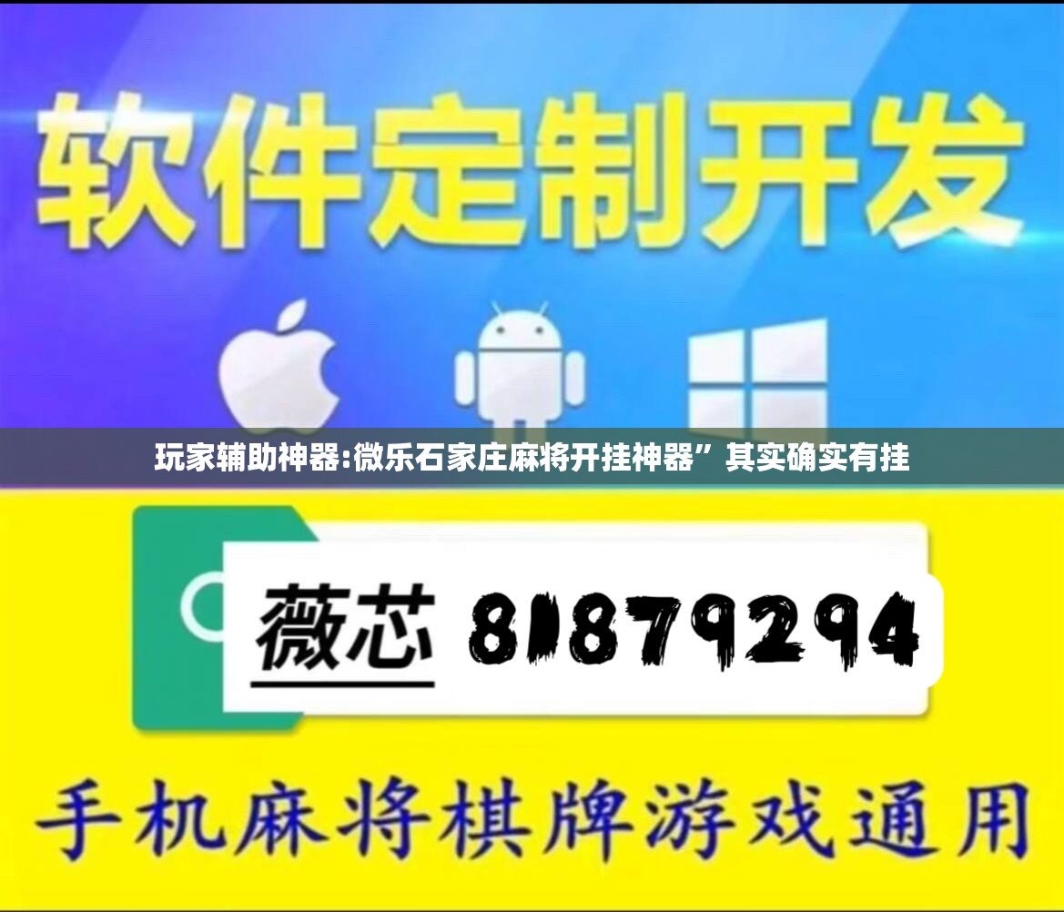 玩家辅助神器:微乐石家庄麻将开挂神器	”其实确实有挂