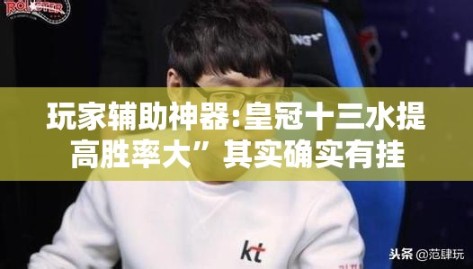 玩家辅助神器:皇冠十三水提高胜率大”其实确实有挂