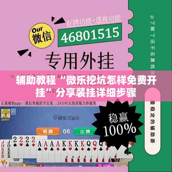 辅助教程“微乐挖坑怎样免费开挂”分享装挂详细步骤