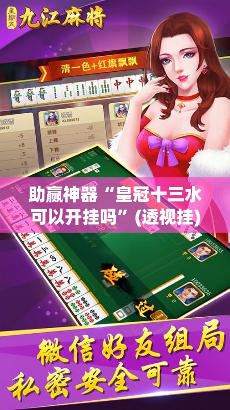 助赢神器“皇冠十三水可以开挂吗	”(透视挂)辅助透视教程