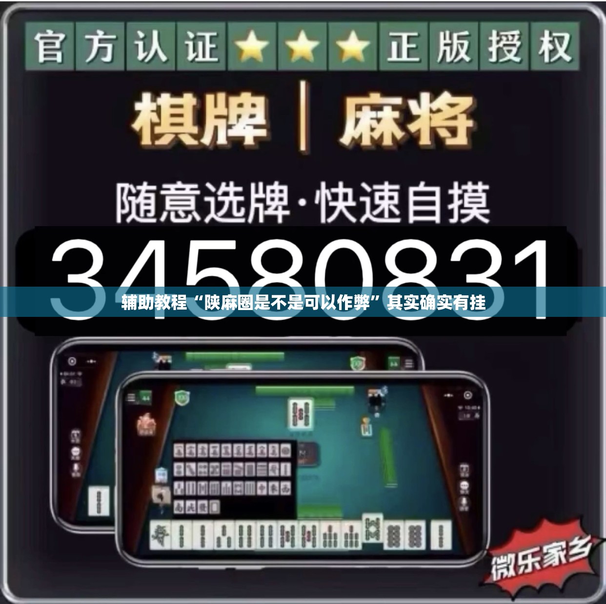 辅助教程“陕麻圈是不是可以作弊	”其实确实有挂