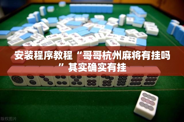 安装程序教程“哥哥杭州麻将有挂吗	”其实确实有挂