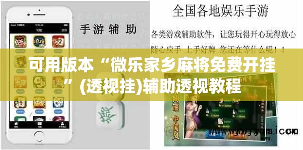 可用版本“微乐家乡麻将免费开挂”(透视挂)辅助透视教程