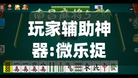玩家辅助神器:微乐捉鸡麻将小程序开挂神器下载安装”开挂(透视)辅助神器