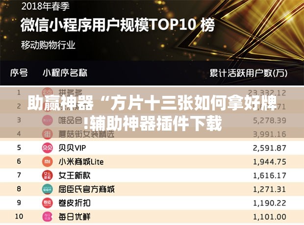助赢神器“方片十三张如何拿好牌!辅助神器插件下载 助赢神器“方片十三张如何拿好牌!辅助神器插件下载