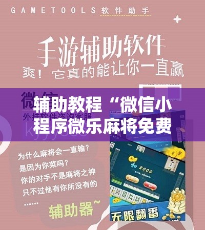 辅助教程“微信小程序微乐麻将免费开挂”分享装挂详细步骤