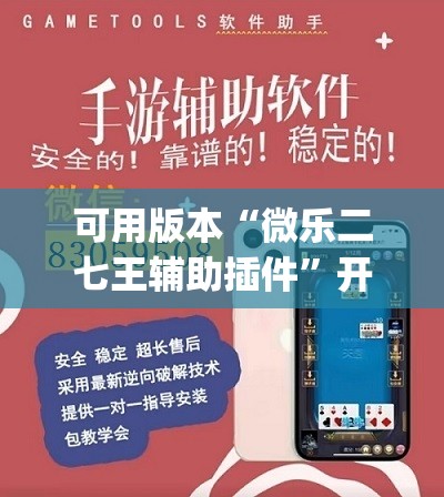 可用版本“微乐二七王辅助插件”开挂(透视)辅助神器
