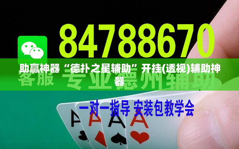 助赢神器“德扑之星辅助	”开挂(透视)辅助神器