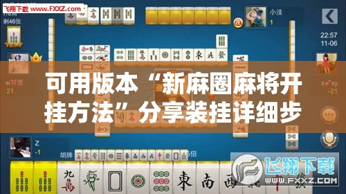 可用版本“新麻圈麻将开挂方法”分享装挂详细步骤