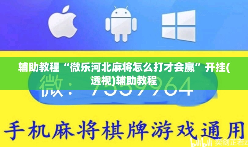 辅助教程“微乐河北麻将怎么打才会赢	”开挂(透视)辅助教程