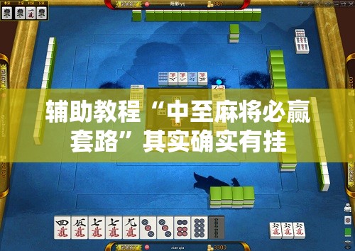辅助教程“中至麻将必赢套路”其实确实有挂