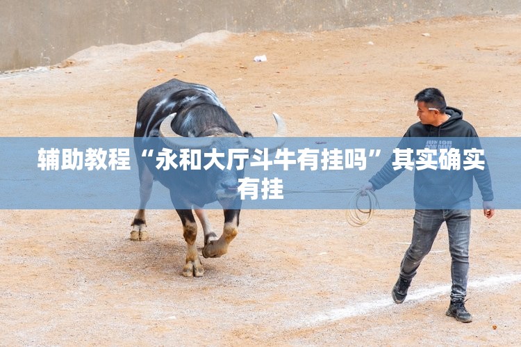 辅助教程“永和大厅斗牛有挂吗”其实确实有挂