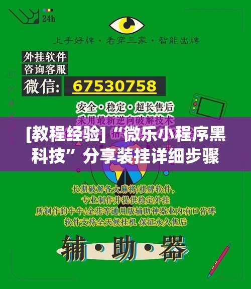 [教程经验]“微乐小程序黑科技”分享装挂详细步骤