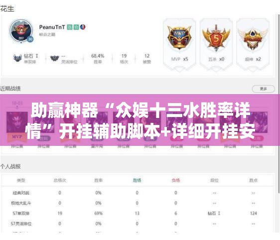助赢神器“众娱十三水胜率详情	”开挂辅助脚本+详细开挂安装教程