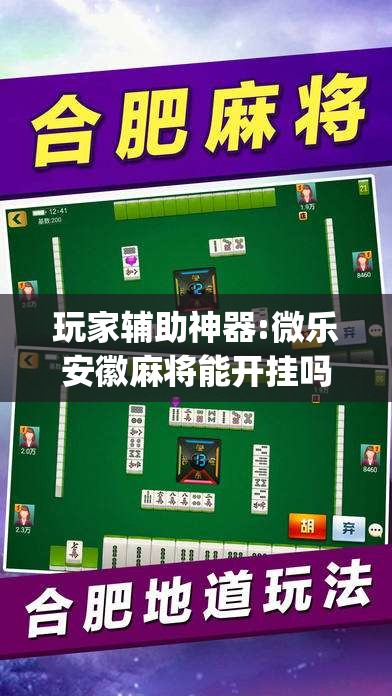 玩家辅助神器:微乐安徽麻将能开挂吗	”(透视挂)辅助透视教程