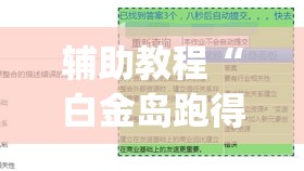 辅助教程“白金岛跑得快有没有挂	”(透视挂)辅助透视教程
