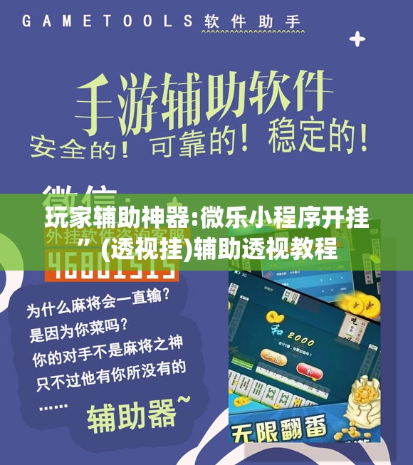 玩家辅助神器:微乐小程序开挂”(透视挂)辅助透视教程