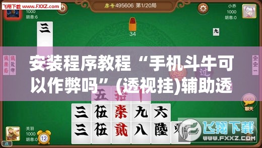 安装程序教程“手机斗牛可以作弊吗”(透视挂)辅助透视教程