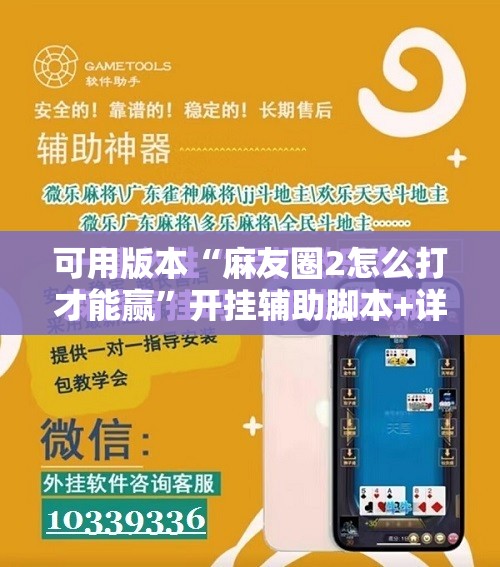 可用版本“麻友圈2怎么打才能赢”开挂辅助脚本+详细开挂安装教程