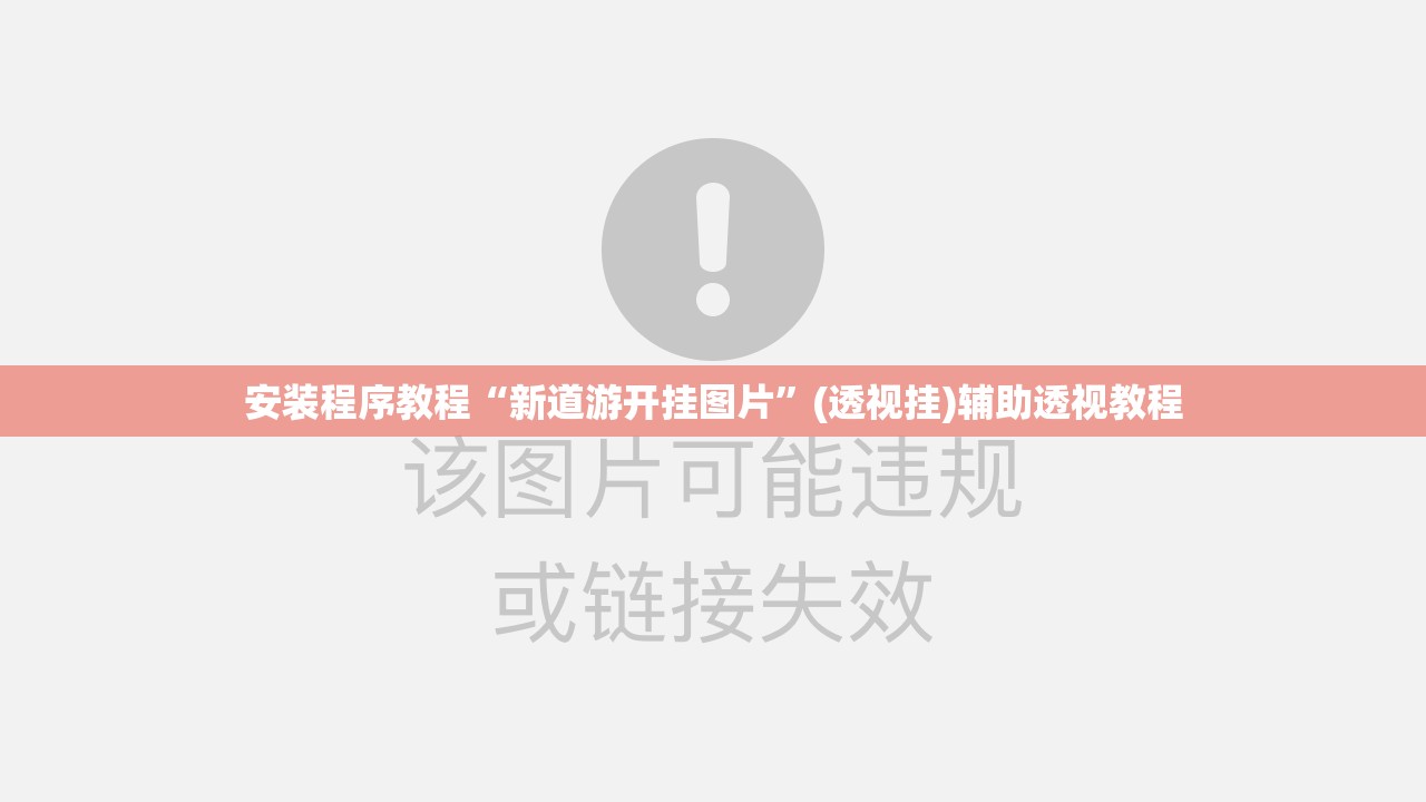 安装程序教程“新道游开挂图片”(透视挂)辅助透视教程