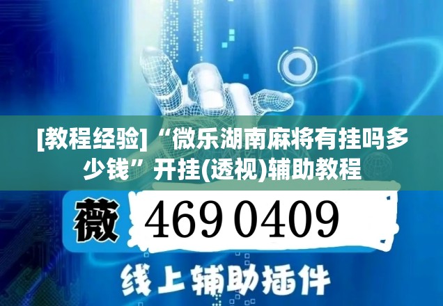 [教程经验]“微乐湖南麻将有挂吗多少钱”开挂(透视)辅助教程