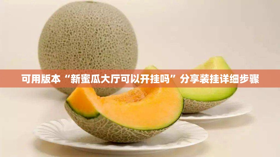可用版本“新蜜瓜大厅可以开挂吗”分享装挂详细步骤