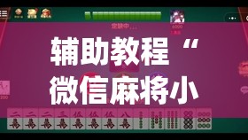 辅助教程“微信麻将小程序万能开挂器”开挂(透视)辅助教程